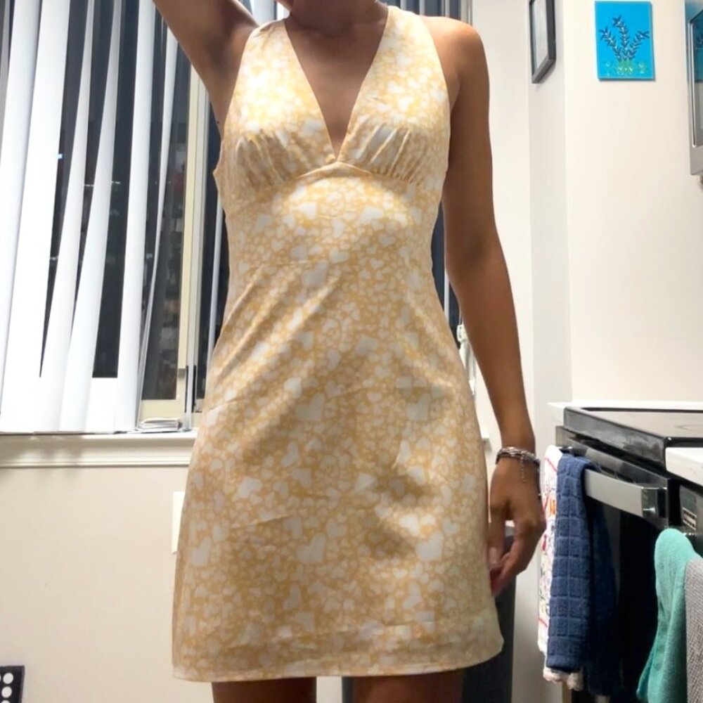 Halter Neckline with Hearts Summer Dress